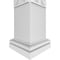 Ekena Millwork Craftsman Classic Square Non-Tapered Imperial Fretwork Column w/ Tuscan Capital & Tuscan Base CC0809ENIMPTUTU - alternate 5